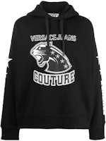 VERSACE JEANS COUTURE Black Animal Print Logo Sweatshirt. 75GAIE05-CF02E-899 VERSACE JEANS COUTURE Black Animal Print Logo Sweatshirt. 75GAIE05-CF02E-899