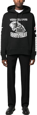 范思哲牛仔黑色动物印花Logo卫衣 75GAIE05-CF02E-899 Lookbook 范思哲牛仔黑色动物印花Logo卫衣 75GAIE05-CF02E-899