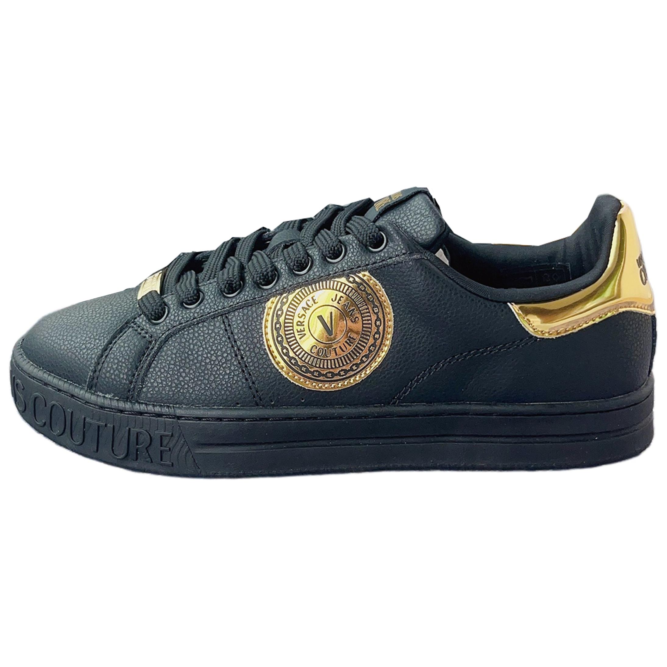 Buy Versace Jeans Couture 'Hitam Emas' 71YA3SK1-ZP026-899