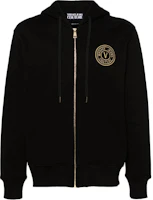 Order VERSACE JEANS COUTURE 黑色連帽外套 拉鍊設計 刺繡Logo。 77GAIT00-CF00T-G89