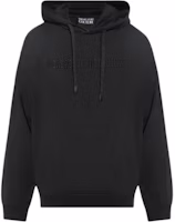 VERSACE JEANS COUTURE Black Hoodie with Letter Print Design 77GAIC01-CF02C-899 VERSACE JEANS COUTURE Black Hoodie with Letter Print Design 77GAIC01-CF02C-899