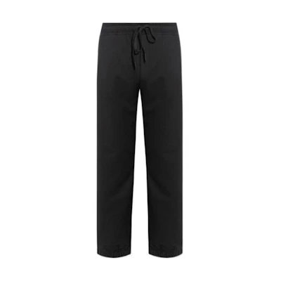 VERSACE JEANS COUTURE Black Lace-Up Straight-Leg Casual Pants 77GAAC01-CF02C-899