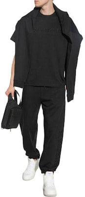 베르사체 진 꾸뛰르 블랙 레이스업 스트레이트 핏 캐주얼 팬츠 77GAAC01-CF02C-899 Lookbook 베르사체 진 꾸뛰르 블랙 레이스업 스트레이트 핏 캐주얼 팬츠 77GAAC01-CF02C-899