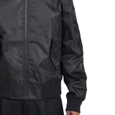 VERSACE JEANS COUTURE Black Logo Bomber Jacket with Long Sleeves 76GAS408CQD20899 Sizing VERSACE JEANS COUTURE Black Logo Bomber Jacket with Long Sleeves 76GAS408CQD20899