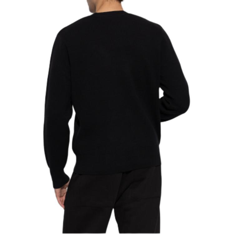 VERSACE JEANS COUTURE  Black Logo Crewneck Sweater. 77GAFMH7-CMH41-G89 圖 5