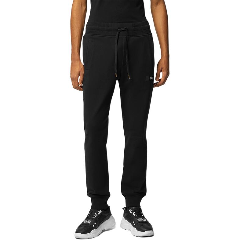 Lookbook 베르사체 진스 쿠튀르 블랙 로고 조거 드로스트링 팬츠 76GAAE05-CF00E-899