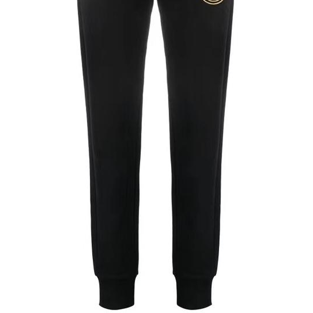 Details for VERSACE JEANS COUTURE 黑色logo印花抽繩運動長褲 76GAAT0-2CF01-TG89