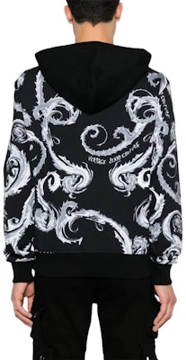 베르사체 진스 쿠튀르 블랙 패턴 후드 집업 재킷 77GAI3Z1-FS161-KJ2 Shop 베르사체 진스 쿠튀르 블랙 패턴 후드 집업 재킷 77GAI3Z1-FS161-KJ2