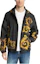 Lookbook VERSACE JEANS COUTURE 黑色印花連帽拉鍊外套 76GAS406-CQS86-G89