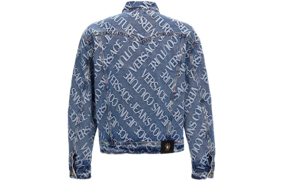 Lookbook VERSACE JEANS COUTURE  Blue All-Over Print Jacket. 75GAS400DW054L19904