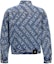 Lookbook VERSACE JEANS COUTURE Blue All-Over Print Jacket. 75GAS400DW054L19904