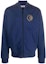 Buy VERSACE JEANS COUTURE Blue Letter Print Zip Bomber Jacket 75GAIG07-CF00G-238