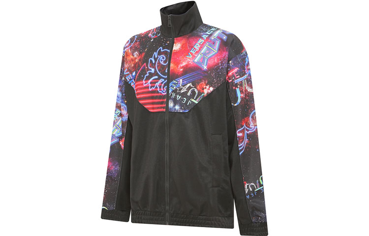 Shop 范思哲牛仔時尚黑色休閒外套 73GAI305-FS040-MS3