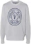 Buy VERSACE JEANS COUTURE Grey Circle Pattern Crewneck Sweater 77GAFM0-2CMH42-816