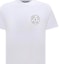 Sizing VERSACE JEANS COUTURE Logo Print Crewneck T-Shirt White 74GAHT06-CJ00T-003