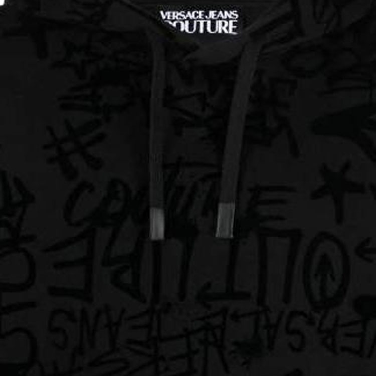 VERSACE JEANS COUTURE  Loose Fit All-Over Logo Print Hoodie. 75GAI3C0-FS095-899 圖 6