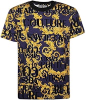 VERSACE JEANS COUTURE Multicolor Logo Print Crewneck T-Shirt. B3GVA7SA-S0630-200 VERSACE JEANS COUTURE Multicolor Logo Print Crewneck T-Shirt. B3GVA7SA-S0630-200