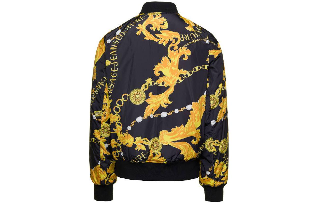 VERSACE JEANS COUTURE  Reversible Baroque Print Zip-Up Jacket 75GASD04-CQS70-G89 圖 3