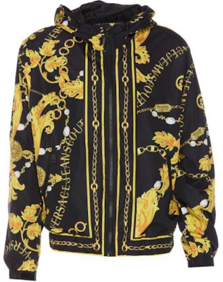 VERSACE JEANS COUTURE Slim Fit All-Over Print Hoodie Jacket - Black 75GASD05-CQS72-G89 Buy VERSACE JEANS COUTURE Slim Fit All-Over Print Hoodie Jacket - Black 75GASD05-CQS72-G89