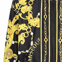 Purchase VERSACE JEANS COUTURE Slim Fit All-Over Print Hoodie Jacket - Black 75GASD05-CQS72-G89