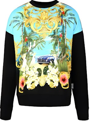 Versace Jeans Couture Baju Sejuk Leher Bulat Hitam Corak Penuh Lelaki B7GVA743-SI600-983 Buy Versace Jeans Couture Baju Sejuk Leher Bulat Hitam Corak Penuh Lelaki B7GVA743-SI600-983