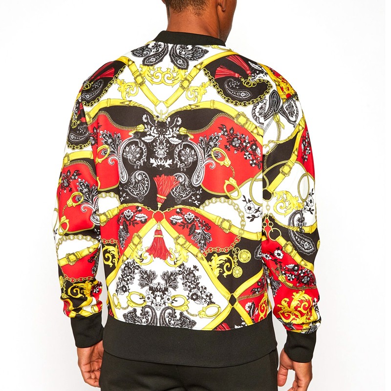 Purchase Versace Jeans Couture 巴洛克印花花卉長袖上衣 B7GZA718-S0846-500