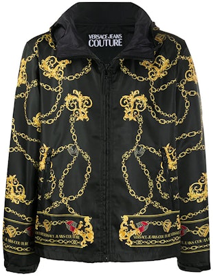 VERSACE JEANS COUTURE Baroque Print Logo Jacket Black Men C1GZB9A8-25160-899 Buy VERSACE JEANS COUTURE Baroque Print Logo Jacket Black Men C1GZB9A8-25160-899