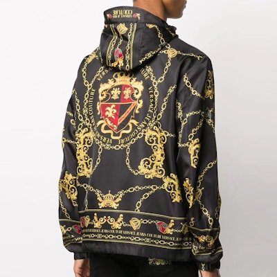 VERSACE JEANS COUTURE Baroque Print Logo Jacket Black Men C1GZB9A8-25160-899 Shop VERSACE JEANS COUTURE Baroque Print Logo Jacket Black Men C1GZB9A8-25160-899
