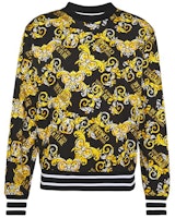 VERSACE JEANS COUTURE Baroque Print Long Sleeve Sweatshirt Yellow Men’s B7GZA709-S0830-899 VERSACE JEANS COUTURE Baroque Print Long Sleeve Sweatshirt Yellow Men’s B7GZA709-S0830-899