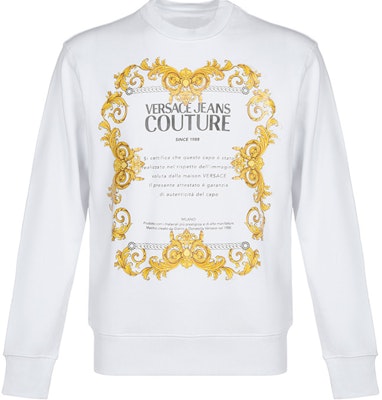 Sudadera Blanca Hombre Manga Larga Estampado Barroco VERSACE JEANS COUTURE B7GZA7TT-30318-K41 Buy Sudadera Blanca Hombre Manga Larga Estampado Barroco VERSACE JEANS COUTURE B7GZA7TT-30318-K41