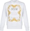 Buy Sudadera Blanca Hombre Manga Larga Estampado Barroco VERSACE JEANS COUTURE B7GZA7TT-30318-K41
