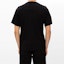 Details for VERSACE JEANS COUTURE Black Crewneck Letter Print Straight T-Shirt for Men B3GZA7KB-30327-899