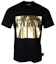 Buy VERSACE JEANS COUTURE Black Gold Foil Cotton T-Shirt B3GVA7TJ-30319-K42