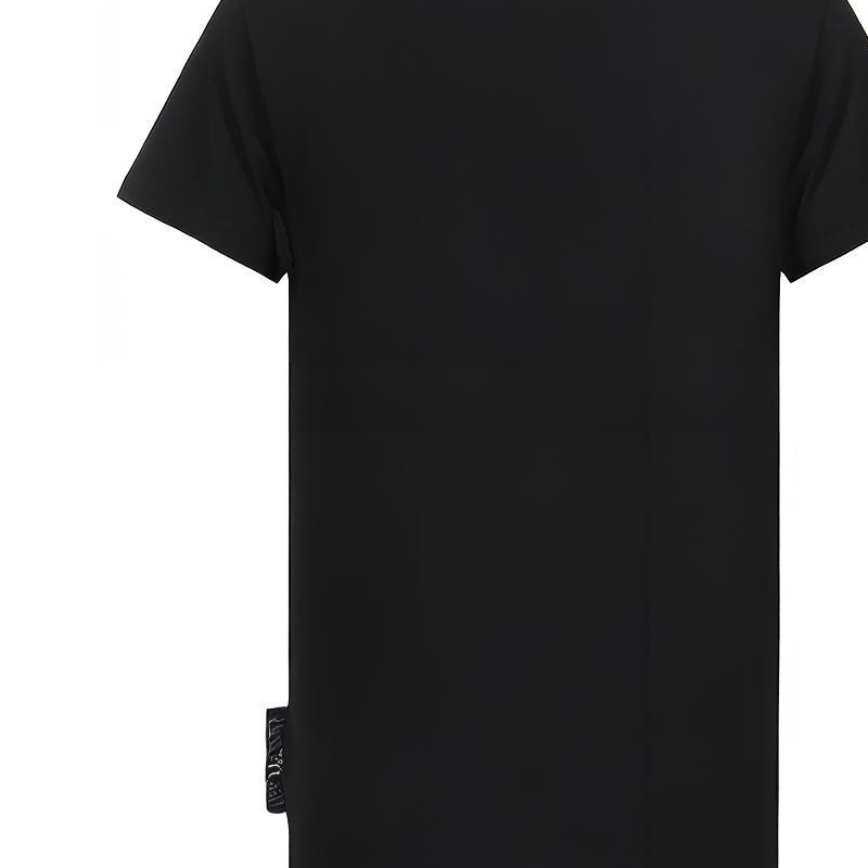 Sizing VERSACE JEANS COUTURE Black Heart Print T-Shirt B3GVB7EA-30311-K42