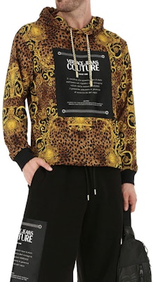 VERSACE JEANS COUTURE Hoodie Hitam Motif Leopard B7GUA7F4-S0594-923 Shop VERSACE JEANS COUTURE Hoodie Hitam Motif Leopard B7GUA7F4-S0594-923
