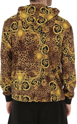 VERSACE JEANS COUTURE Hoodie Hitam Motif Leopard B7GUA7F4-S0594-923 Sizing VERSACE JEANS COUTURE Hoodie Hitam Motif Leopard B7GUA7F4-S0594-923