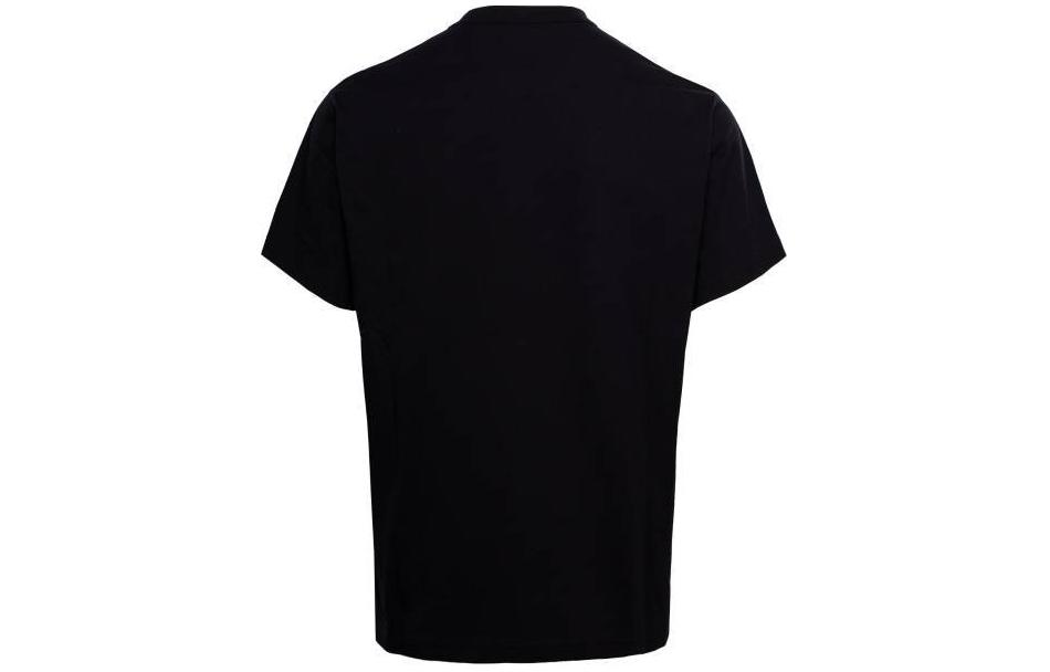 Lookbook VERSACE JEANS COUTURE 黑色LOGO短袖修身圓領T恤 75GAHE04-CJ00E-899