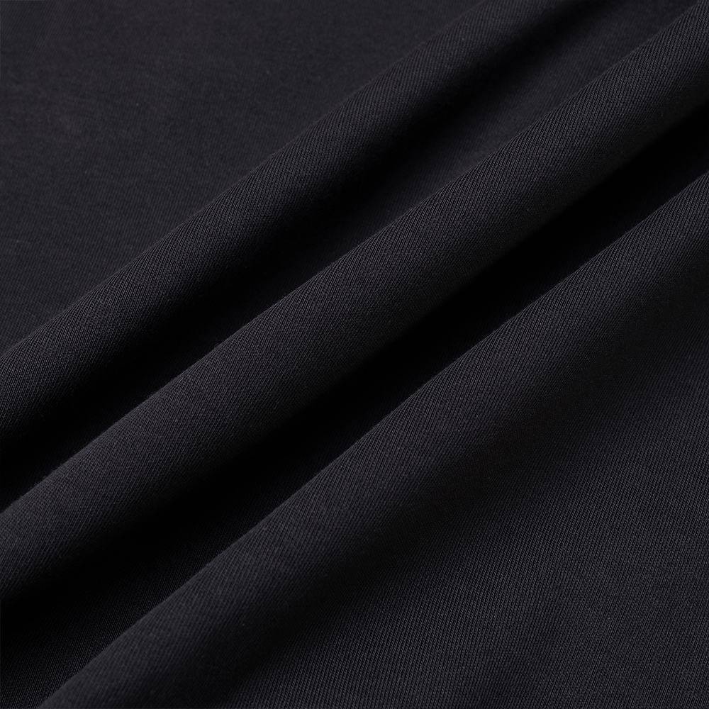 Details for VERSACE JEANS COUTURE T-Shirt Hitam Logo Cetakan Longgar SS22. 72GAHT07-CJ02O-899