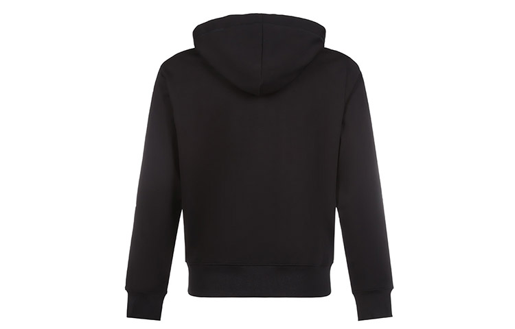 Lookbook VERSACE JEANS COUTURE Hoodie Pria Hitam Logo Resleting. B7GZA7A1-13988-899