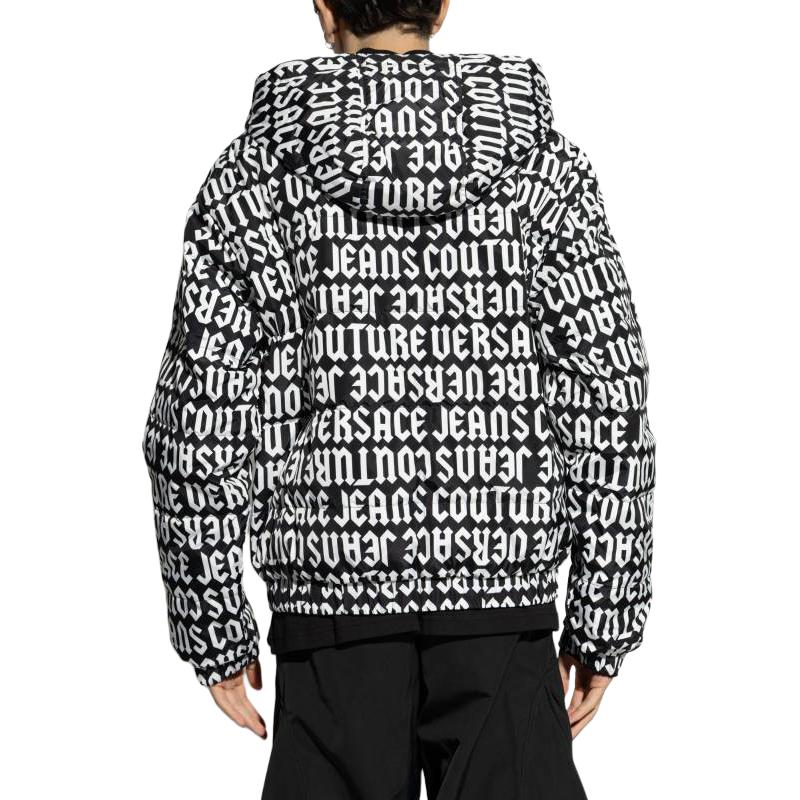 Details for ヴェルサーチ ジーンズ クチュール メンズ リバーシブル フード付き ブラック ダウンジャケット 77GAUD16-CQD53-L01