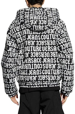 ヴェルサーチ ジーンズ クチュール メンズ リバーシブル フード付き ブラック ダウンジャケット 77GAUD16-CQD53-L01 Details for ヴェルサーチ ジーンズ クチュール メンズ リバーシブル フード付き ブラック ダウンジャケット 77GAUD16-CQD53-L01