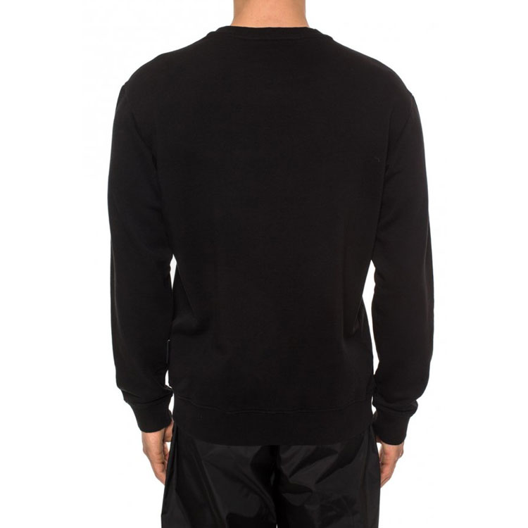 Purchase 范思哲牛仔刺繡長袖黑色男士運動衫 B7GUA7FN-36604-Y6A