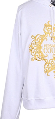 VERSACE JEANS COUTURE 刺繡白色衛衣 B7GUA711-36604-003 Shop VERSACE JEANS COUTURE 刺繡白色衛衣 B7GUA711-36604-003