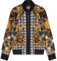 VERSACE JEANS COUTURE FW21 Baroque Print Bomber Jacket Men’s Black E71GAS421-ECQS06-EG80 VERSACE JEANS COUTURE FW21 Baroque Print Bomber Jacket Men’s Black E71GAS421-ECQS06-EG80