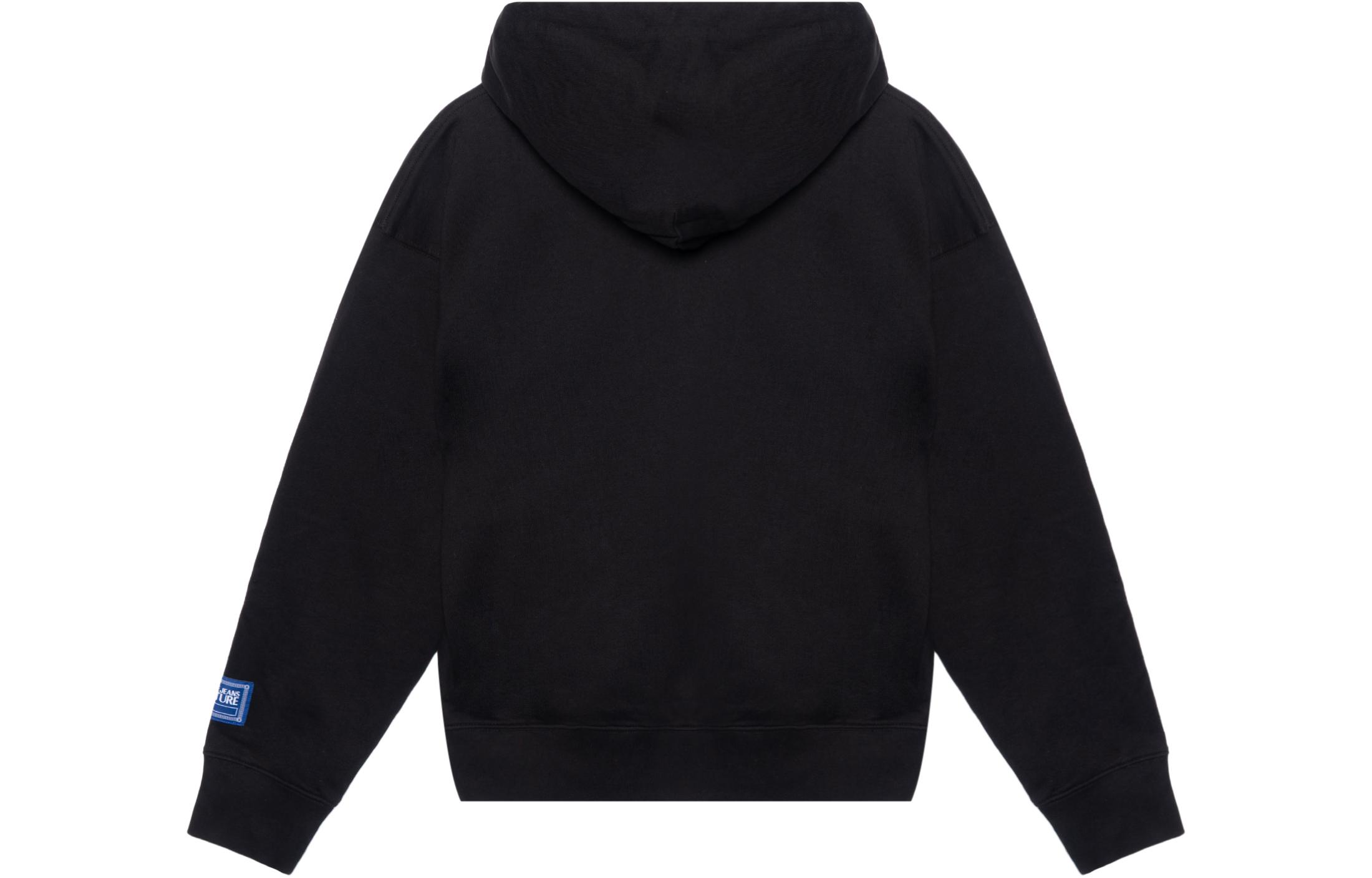 Lookbook ヴェルサーチ ジーンズ クチュール FW21 レタープリント ルーズフィット フーディー ブラック 71GAIP04C-F00P-899