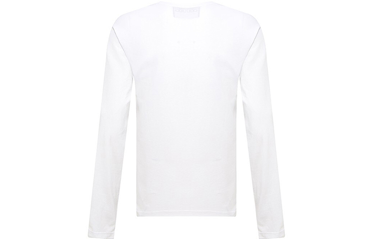 VERSACE JEANS COUTURE FW21 White Letter Crewneck Long Sleeve T-Shirt Mens. 71GAHT30-CJ00T-003 圖 3