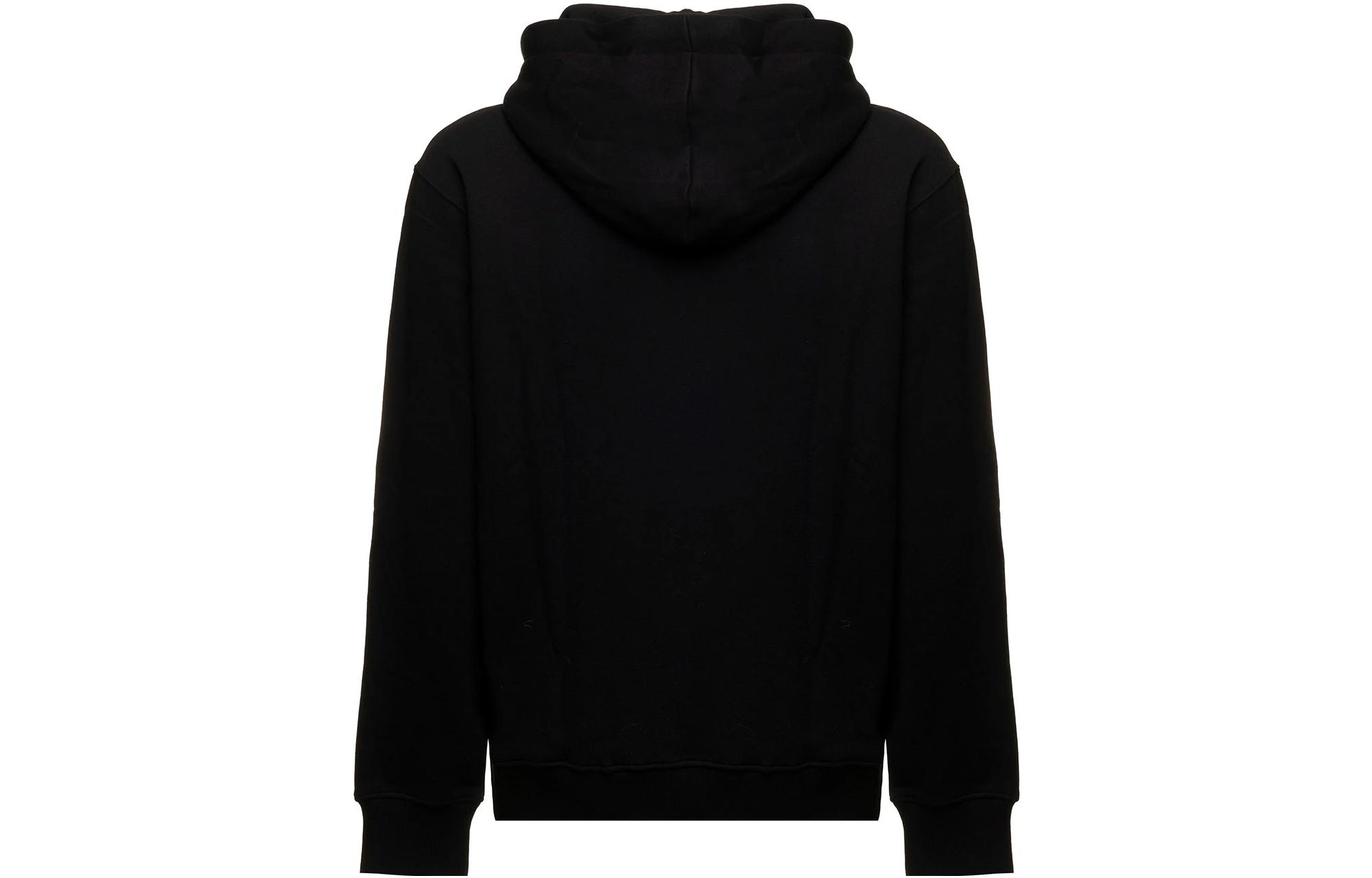 Lookbook VERSACE JEANS COUTURE FW22  Black Logo Embroidered Loose Sweatshirt 73GAIT05-CF00T-G89