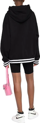 베르사체 진즈 꾸뛰르 FW22 블랙 로고 후디 유니섹스 73GAIG0-1CF00-G899 Purchase 베르사체 진즈 꾸뛰르 FW22 블랙 로고 후디 유니섹스 73GAIG0-1CF00-G899