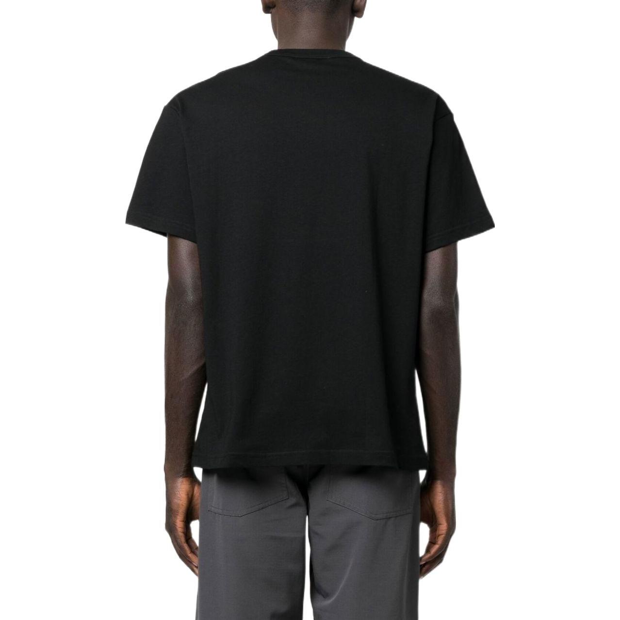 VERSACE JEANS COUTURE FW22 Black Logo Patch Crewneck T-Shirt Men 73GAHG-06CJ0-0GG89 圖 4