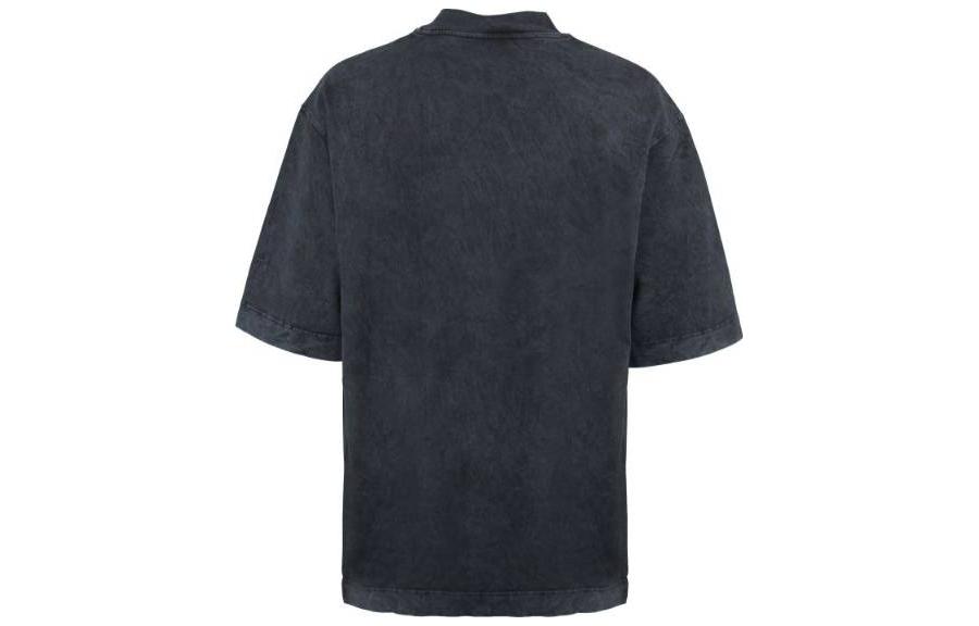 Lookbook VERSACE JEANS COUTURE FW22 圖案印花黑色圓領短袖T恤 73GAHP09-CJW1P-805